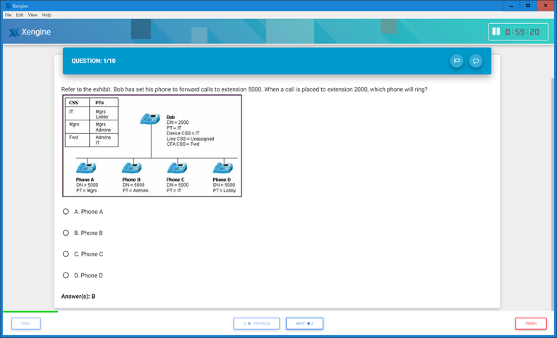 Xengine Exam Simulation